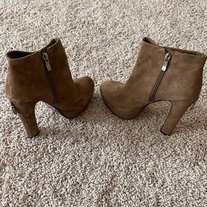Suede BCBG Generation booties 6.5